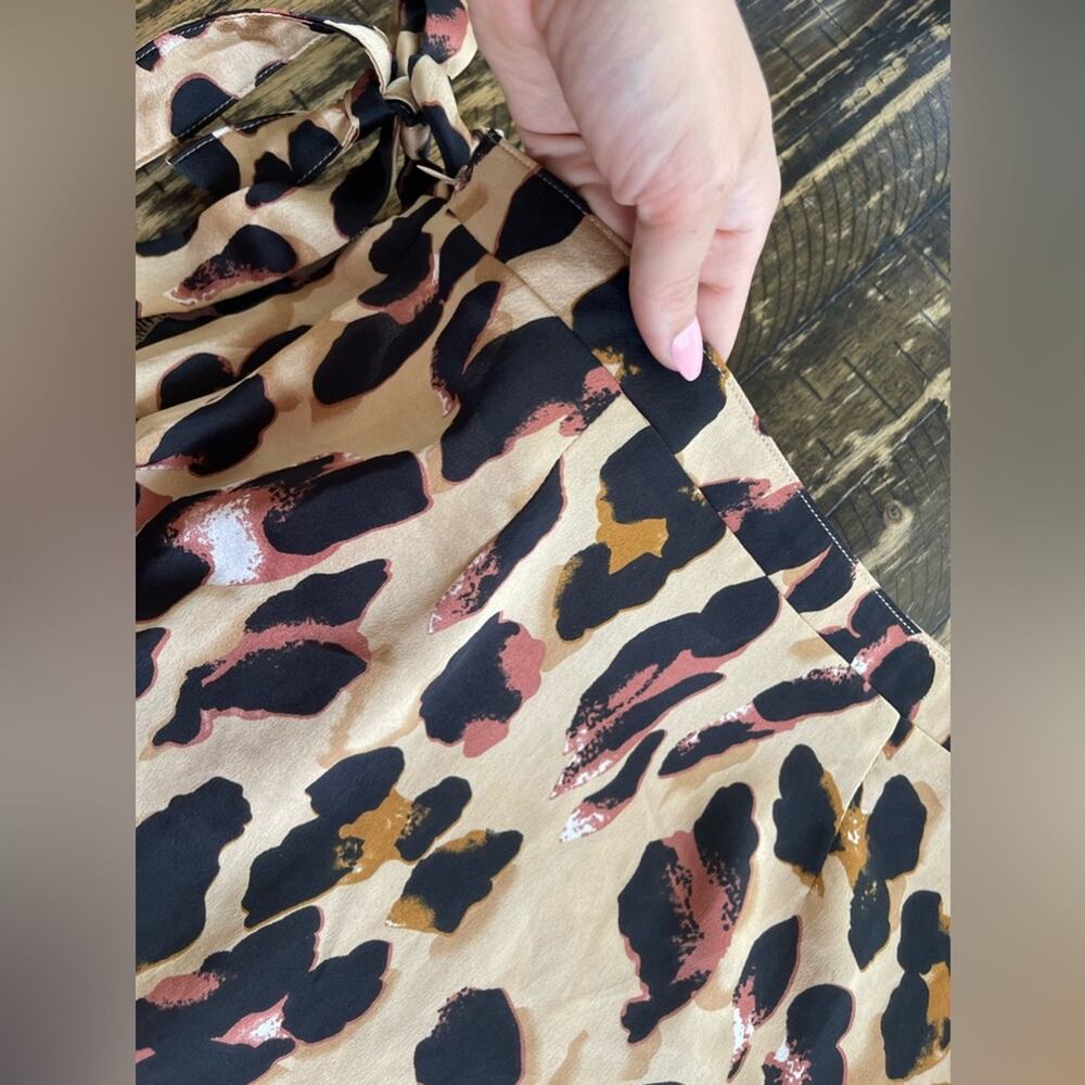 NASTY GAL - Leopard Wrap Skirt - US 8 / Medium - Picture 14 of 16